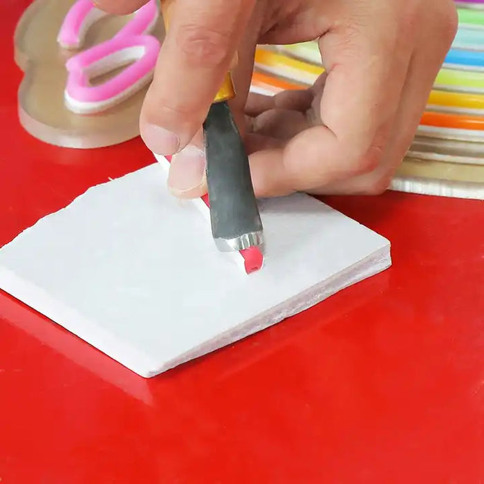 Round cutting knife for second generation split LED flex neon sign