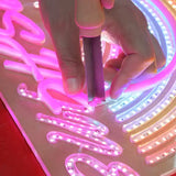 Light blocking tape for 2nd generation separate LED neon strips flex sign split neon flex