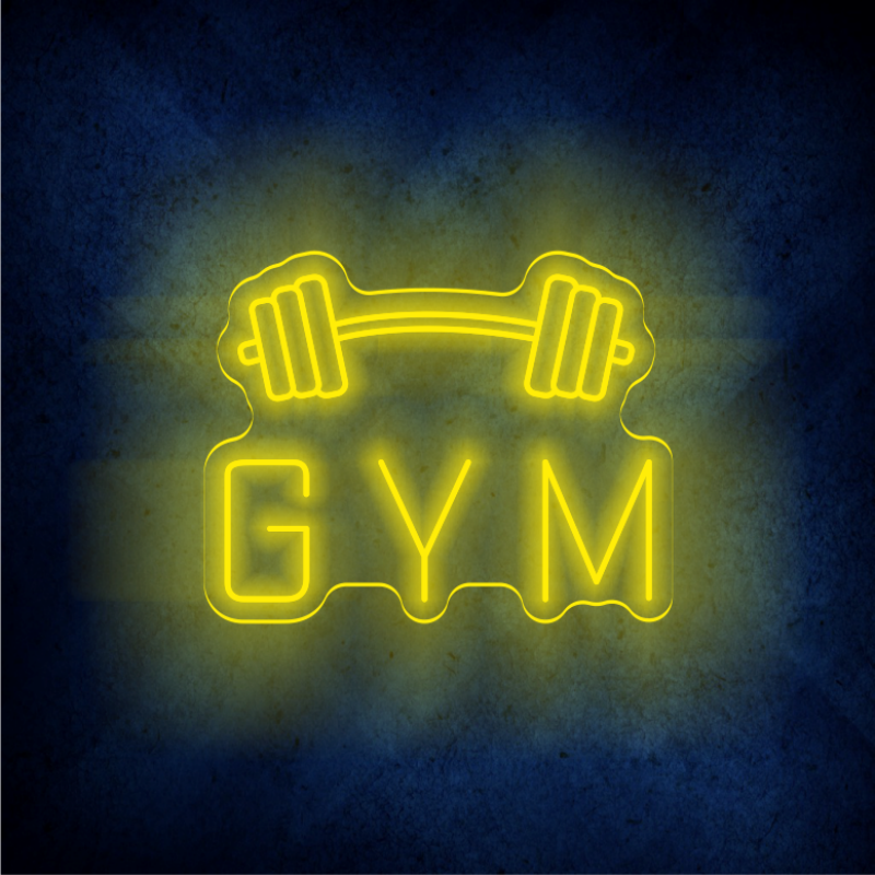 Custom GYM  lighting flex neon sign GYM  LED Sign