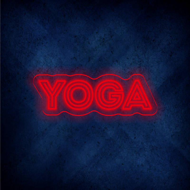 Custom Yoga LED lighting flex neon sign Yoga LED Sign