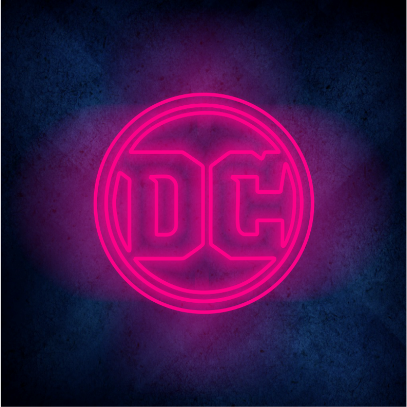 Custom DC logo lighting flex neon sign DC logo LED Sign