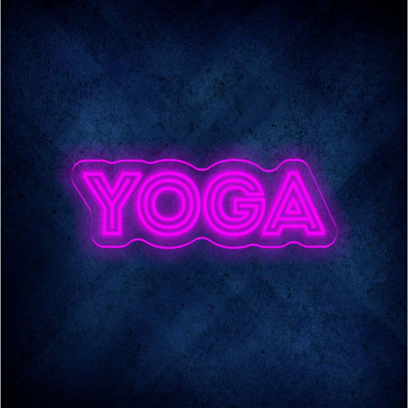 Custom Yoga LED lighting flex neon sign Yoga LED Sign