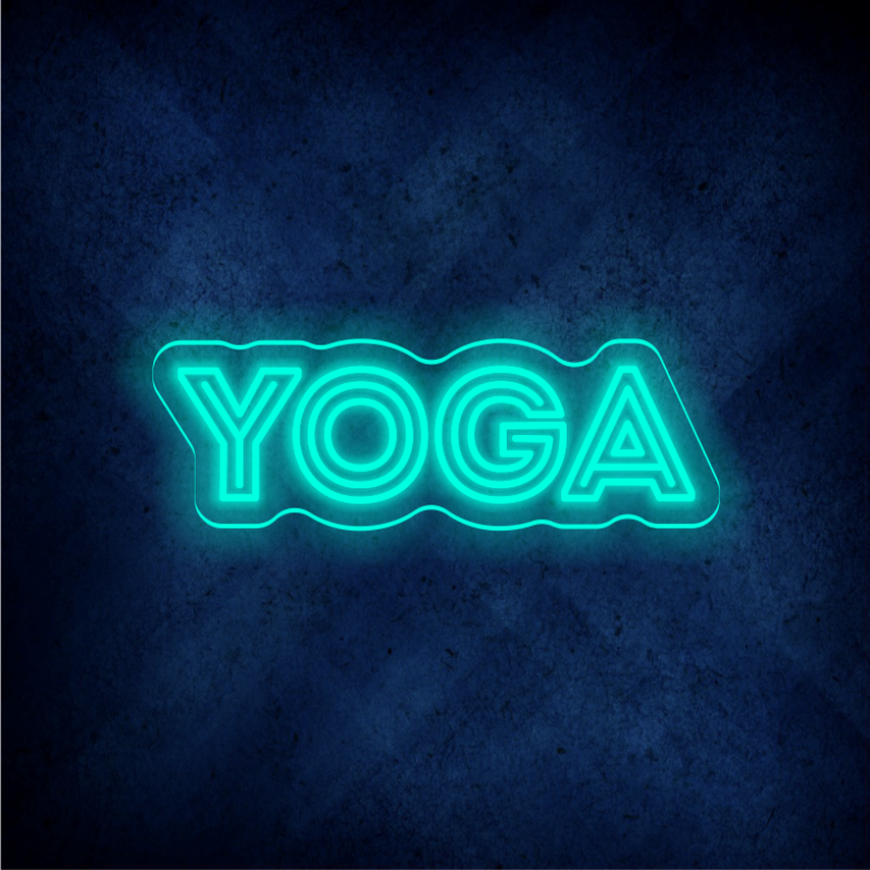 Custom Yoga LED lighting flex neon sign Yoga LED Sign