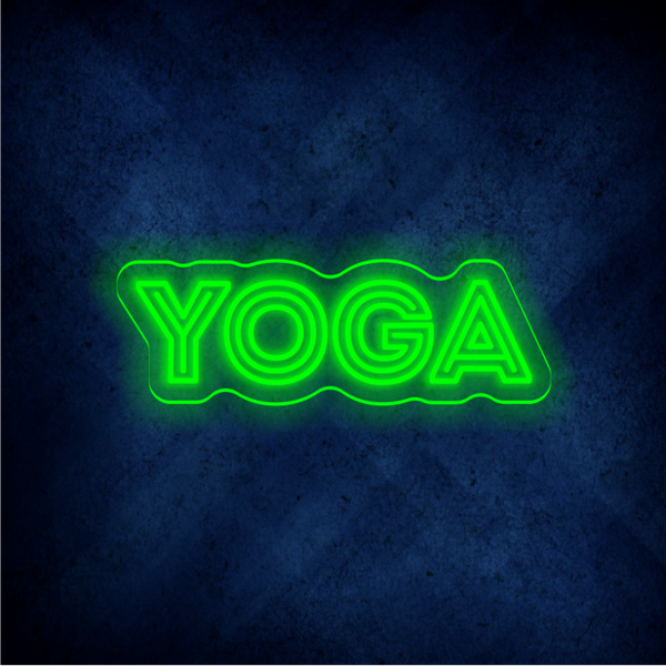 Custom Yoga LED lighting flex neon sign Yoga LED Sign