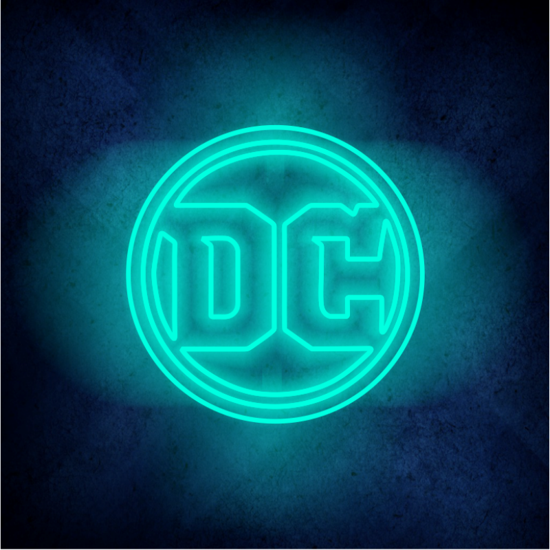 Custom DC logo lighting flex neon sign DC logo LED Sign