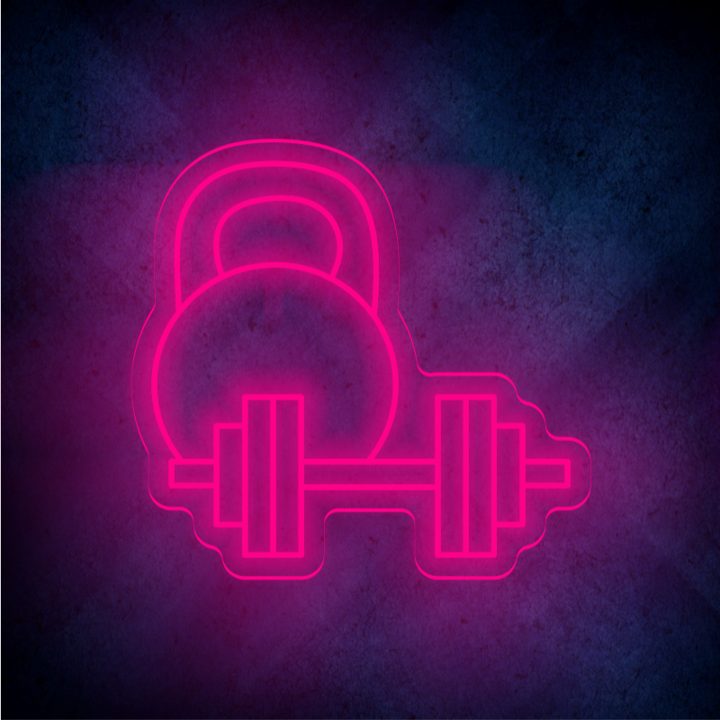 Dumbbell  LED neon sign