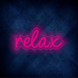 Custom Relax LED lighting flex neon sign RELAX LED Sign