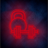 Dumbbell  LED neon sign