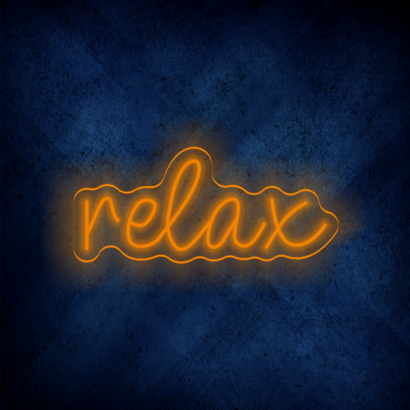 Custom Relax LED lighting flex neon sign RELAX LED Sign