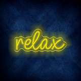 Custom Relax LED lighting flex neon sign RELAX LED Sign