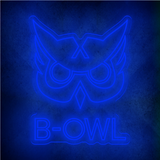 Custom  B-OWL  lighting flex neon sign  B-OWL  LED Sign