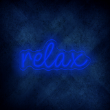 Custom Relax LED lighting flex neon sign RELAX LED Sign