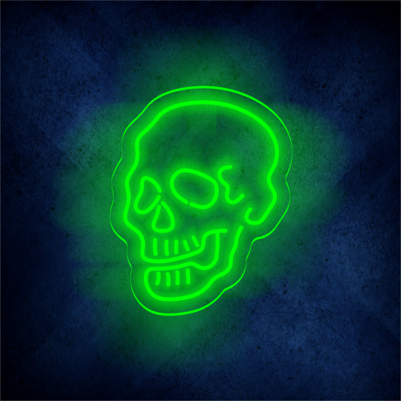 Custom Skull LED lighting flex neon sign