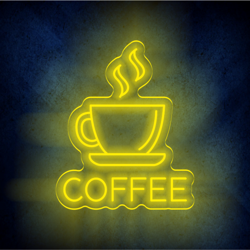 Custom Coffee LED lighting flex neon sign Coffee LED Sign