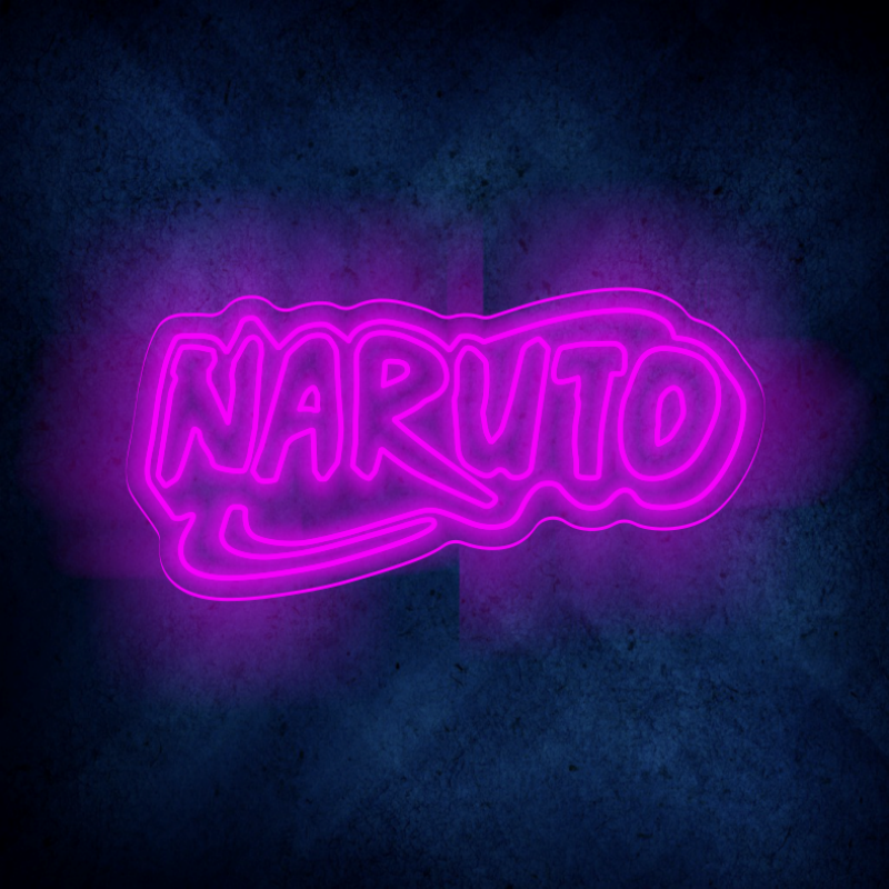 Custom Natuto LED lighting flex neon sign Naruto LED Sign