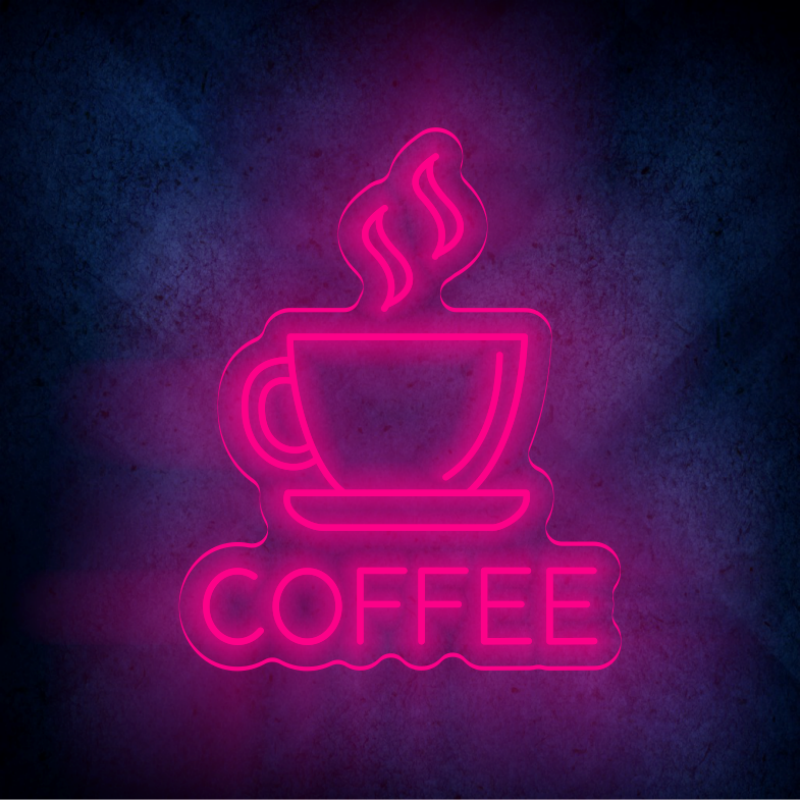 Custom Coffee LED lighting flex neon sign Coffee LED Sign