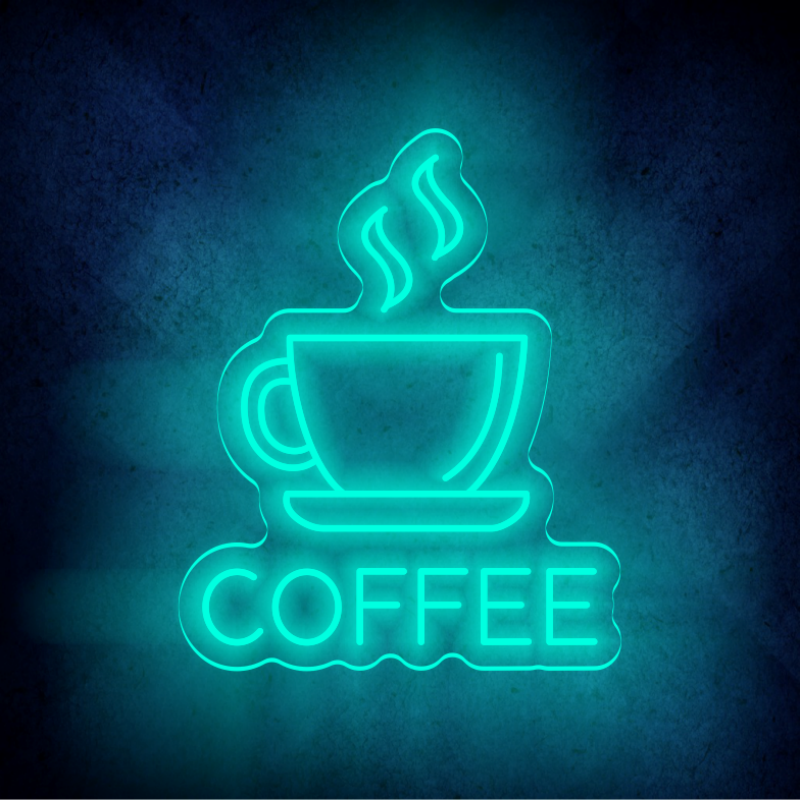 Custom Coffee LED lighting flex neon sign Coffee LED Sign