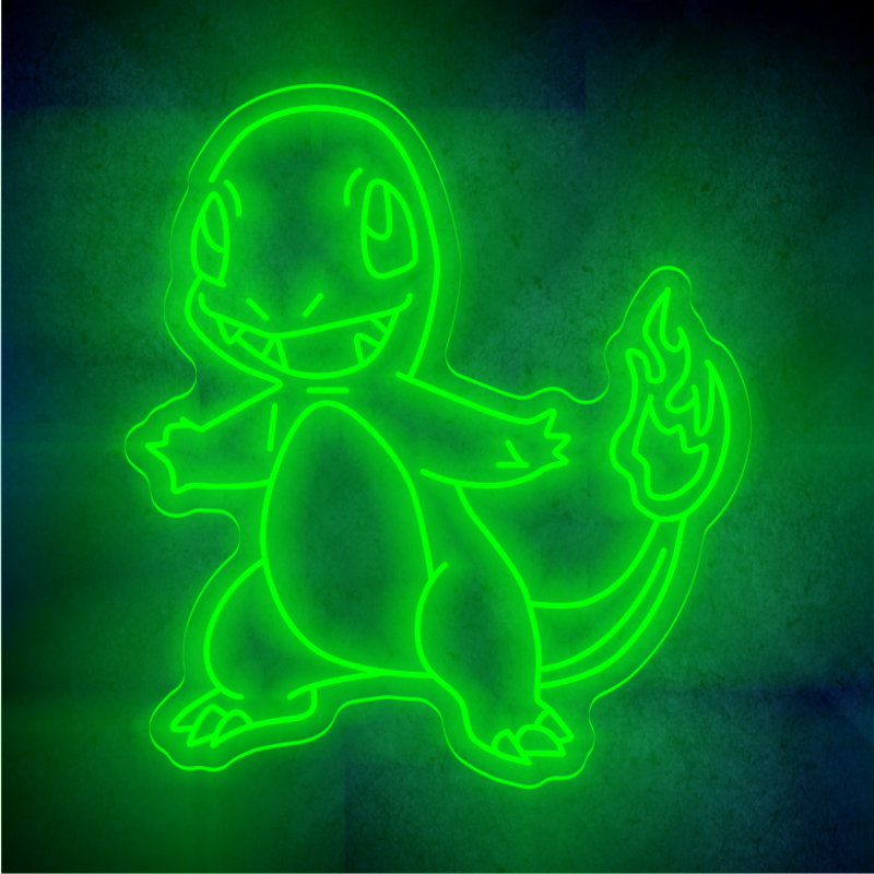 Custom Charmander lighting flex neon sign Charmander LED Sign