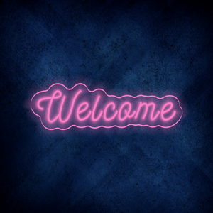 Custom Welcome LED lighting flex neon sign Welcome LED Sign