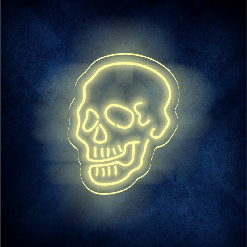 Custom Skull LED lighting flex neon sign