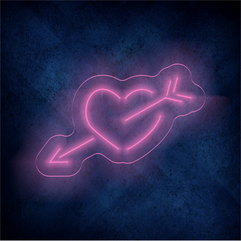 Custom Heart  LED lighting flex neon sign Heart  LED Sign