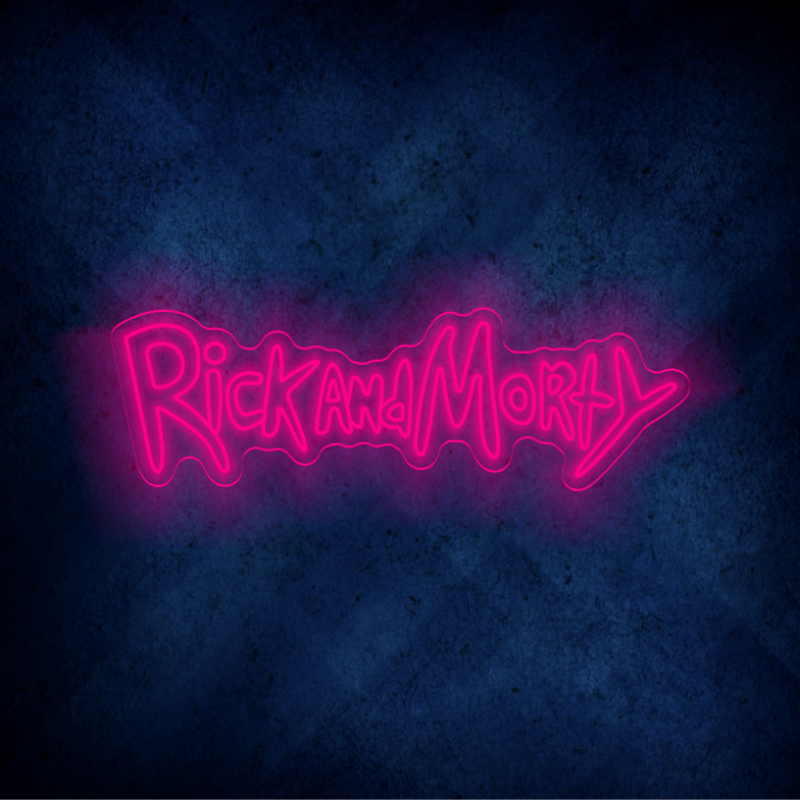 RICK AND MORTY LED neon sign