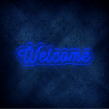 Custom Welcome LED lighting flex neon sign Welcome LED Sign