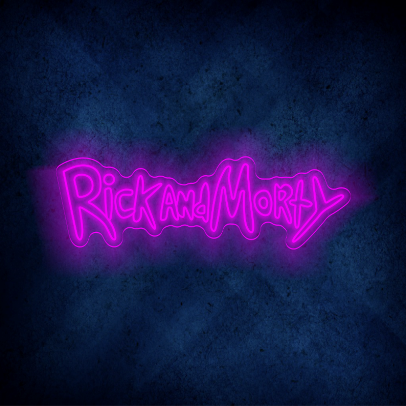 RICK AND MORTY LED neon sign