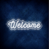 Custom Welcome LED lighting flex neon sign Welcome LED Sign