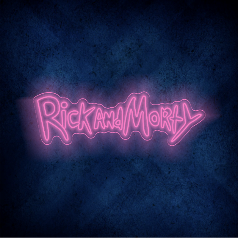 RICK AND MORTY LED neon sign