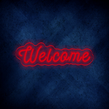 Custom Welcome LED lighting flex neon sign Welcome LED Sign