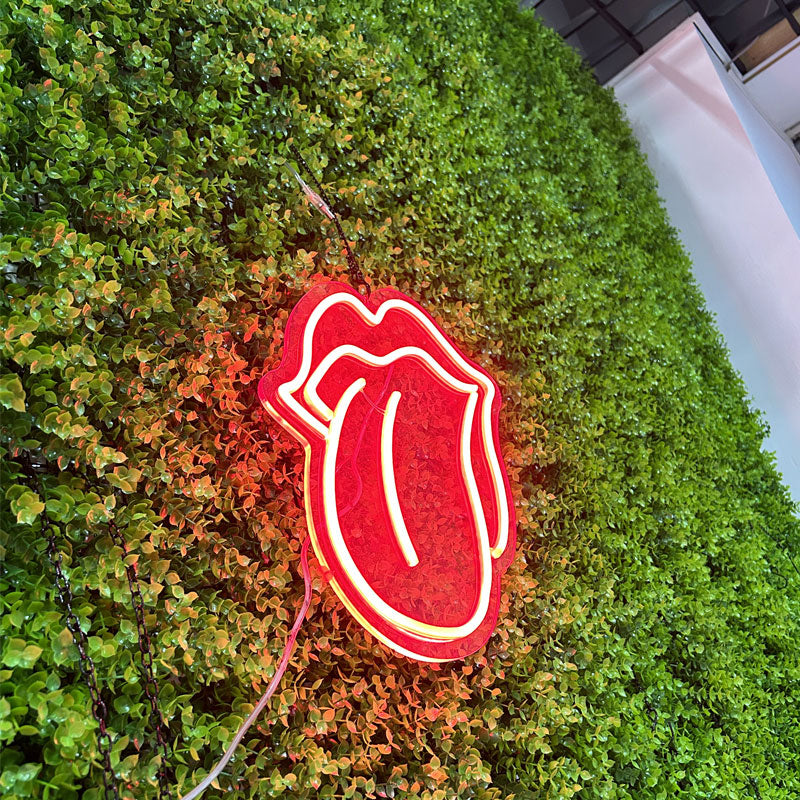 Custom Tongue lighting flex neon sign Tongue LED Sign