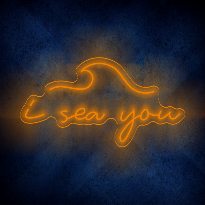 Custom Sea LED lighting flex neon sign Sea LED Sign