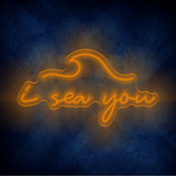 Custom Sea LED lighting flex neon sign Sea LED Sign