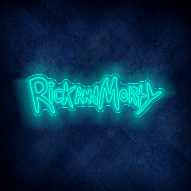 RICK AND MORTY LED neon sign