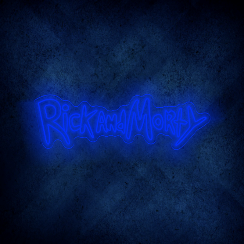 RICK AND MORTY LED neon sign