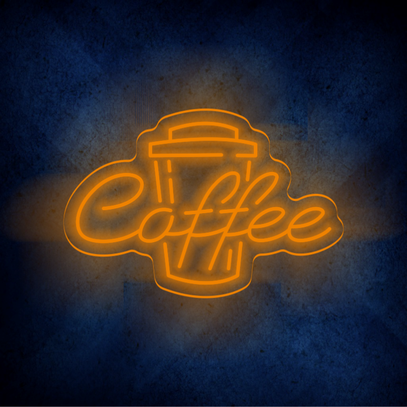 Custom Coffee LED lighting flex neon sign Coffee LED Sign