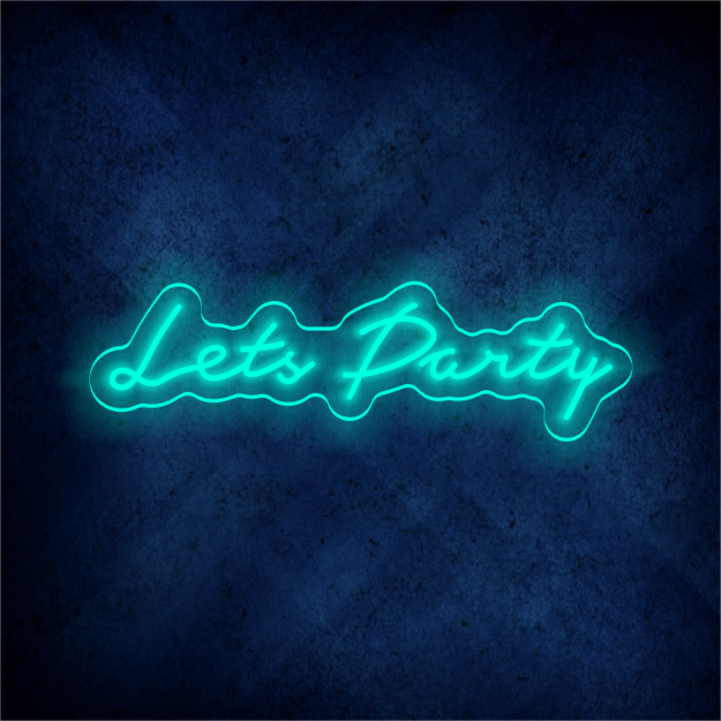 Custom PARTY LED lighting flex neon sign PARTY LED Sign