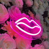 Custom Mouth lighting flex neon sign Mouth LED Sign