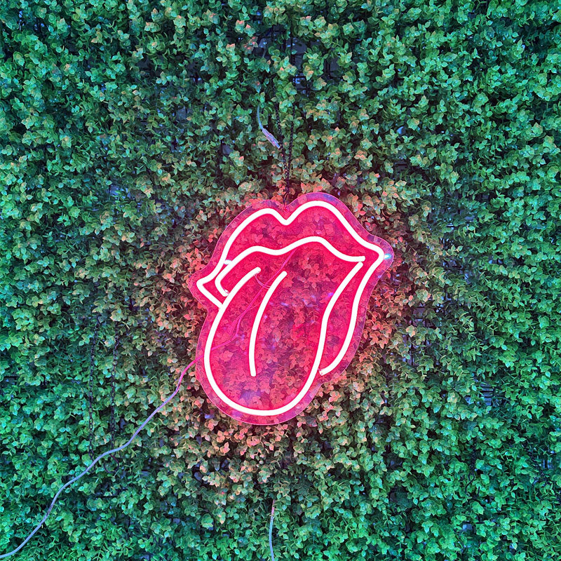 Custom Tongue lighting flex neon sign Tongue LED Sign