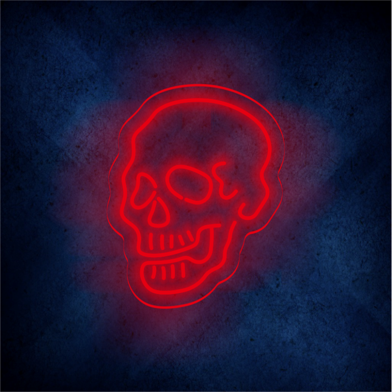 Custom Skull LED lighting flex neon sign