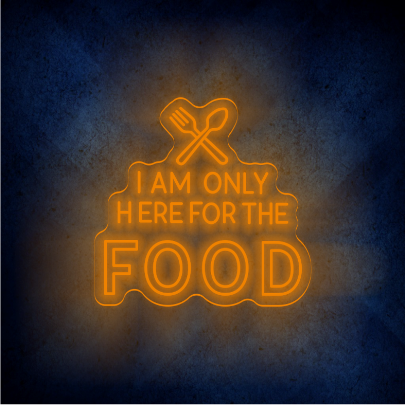 Custom FOOD lighting flex neon sign FOOD LED Sign