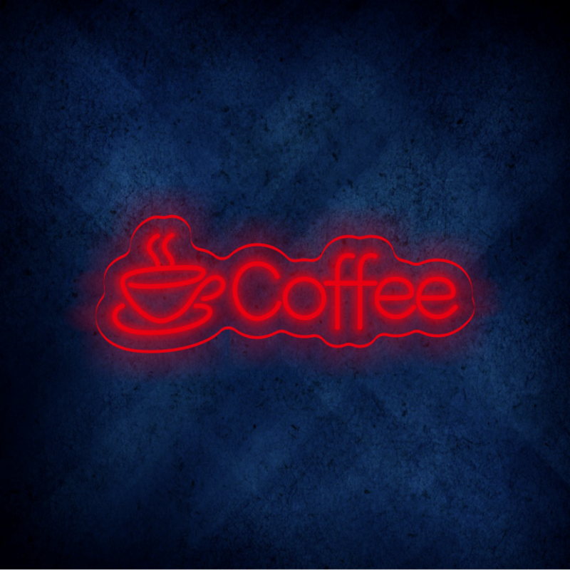 Custom Coffee LED lighting flex neon sign Coffee LED Sign