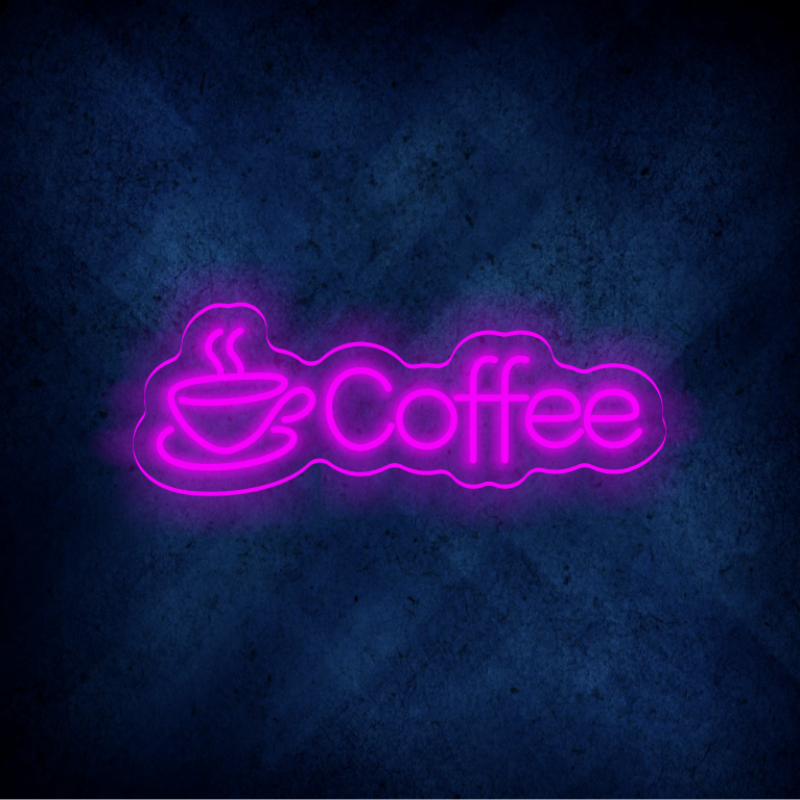 Custom Coffee LED lighting flex neon sign Coffee LED Sign