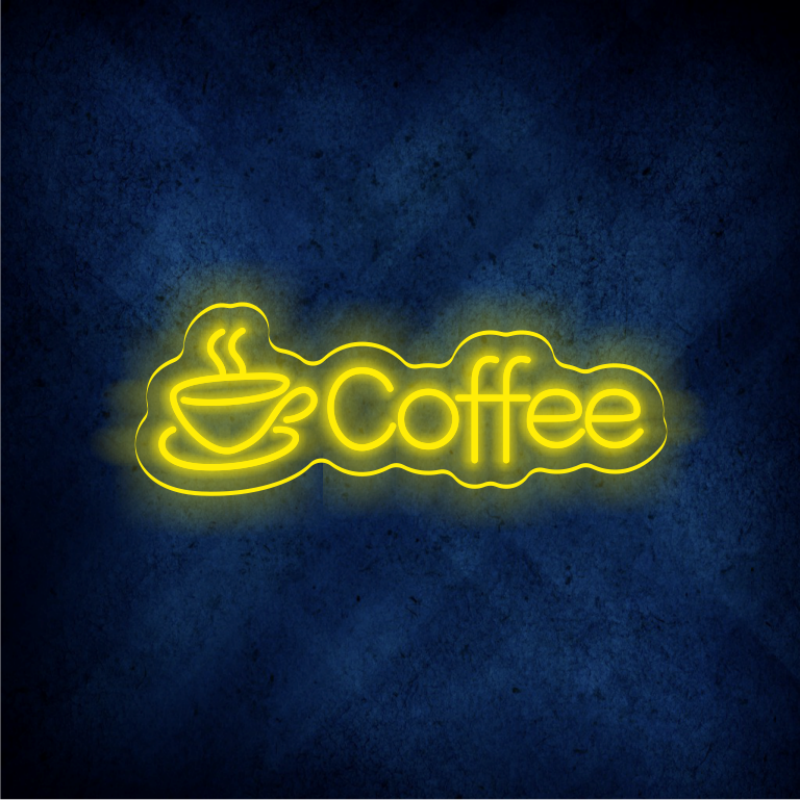 Custom Coffee LED lighting flex neon sign Coffee LED Sign