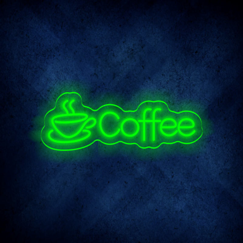 Custom Coffee LED lighting flex neon sign Coffee LED Sign