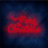 Custom Merry Chirstmas LED lighting flex neon sign Merry Chirstmas LED Sign