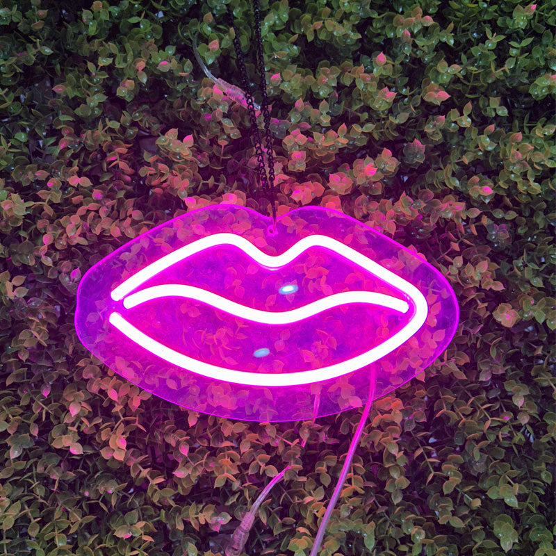 Custom Mouth lighting flex neon sign Mouth LED Sign