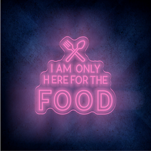 Custom FOOD lighting flex neon sign FOOD LED Sign