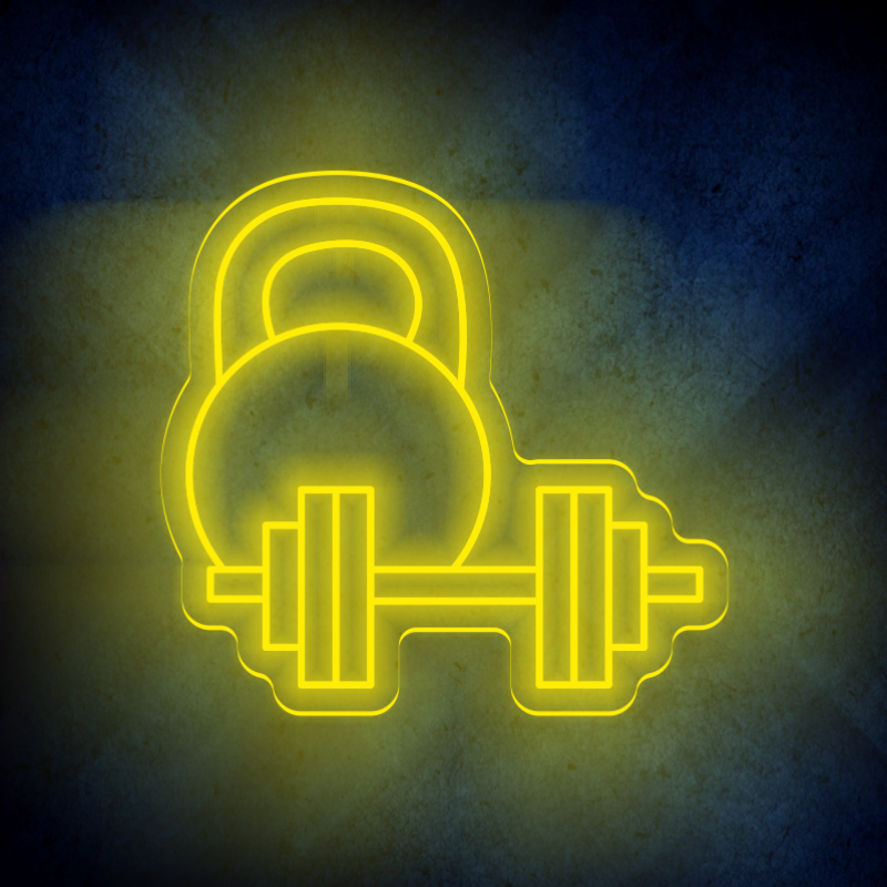 Dumbbell  LED neon sign